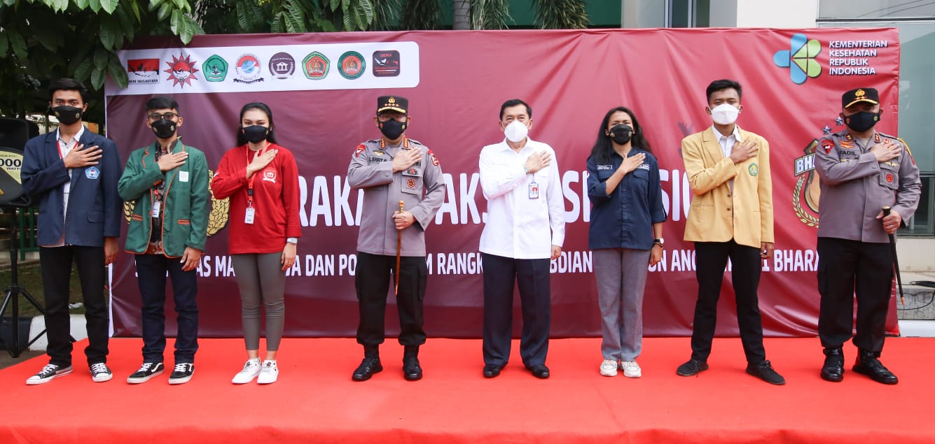 Alumni Akpol 91 dan Mahasiswa Gencarkan Vaksinasi Percepat Herd Immunity  Alumni Akpol 91 dan Mahasiswa Gencarkan Vaksinasi Percepat Herd Immunity