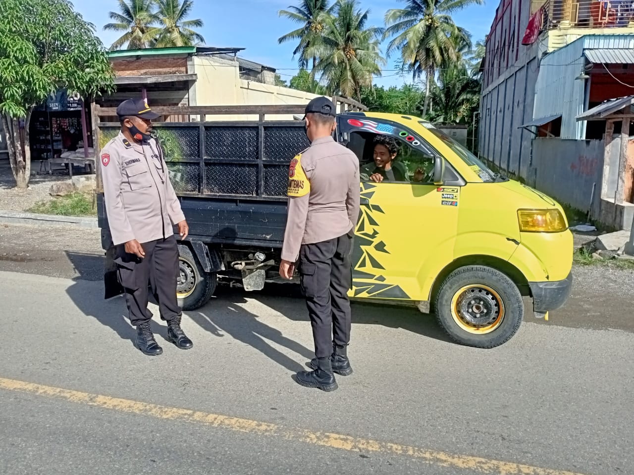 Operasi Yustisi Gabungan di Wilayah Hukum Polsek Karossa