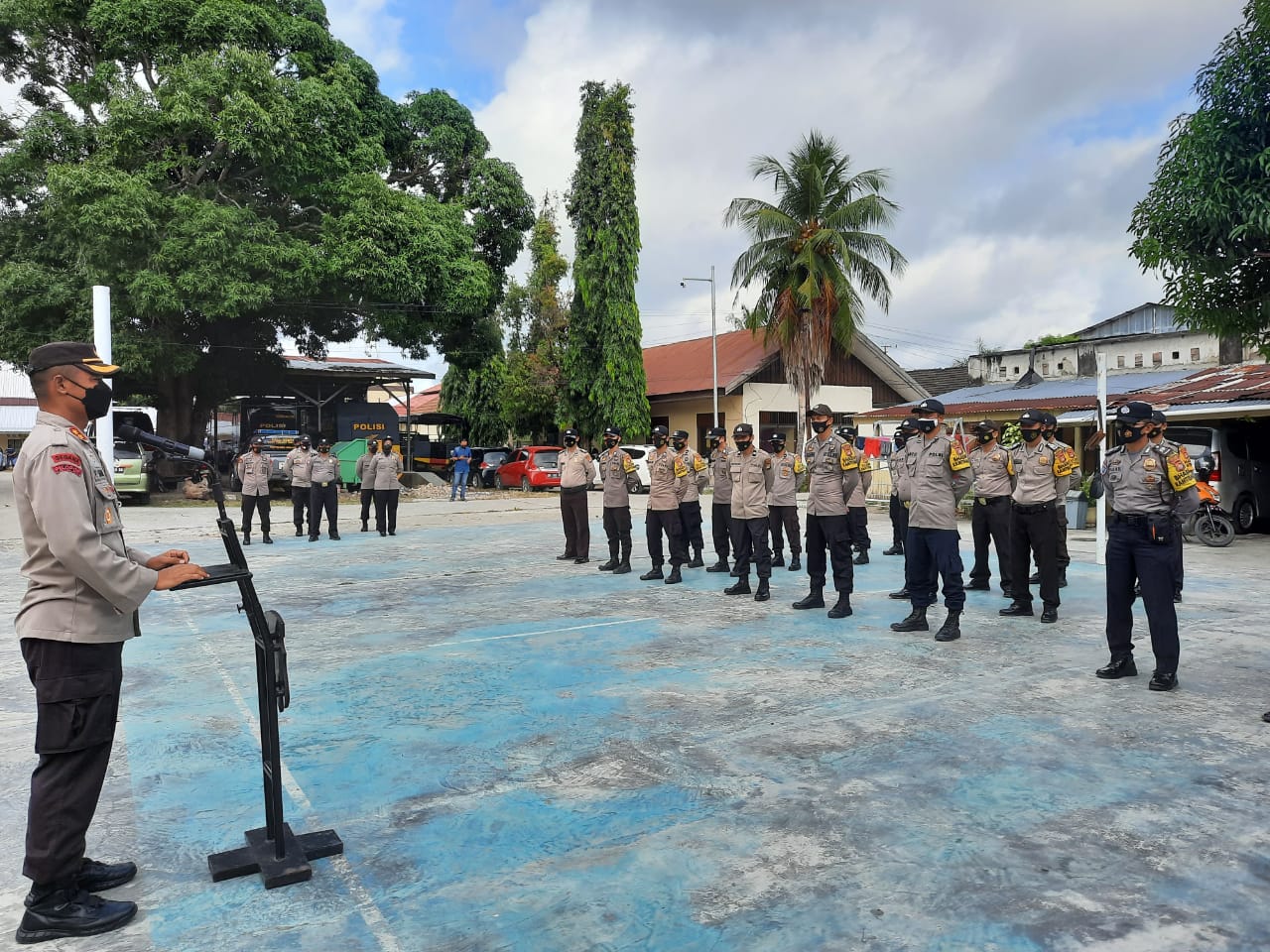 Kapolres Majene Berikan Petunjuk Teknis Penanganan Covid-19 