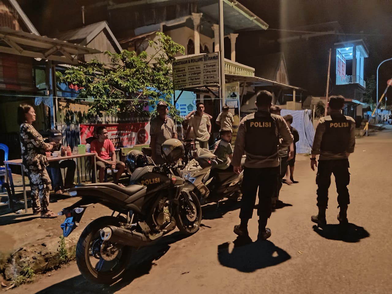 Polsek Polewali Giat Patroli dan Ops Yustisi