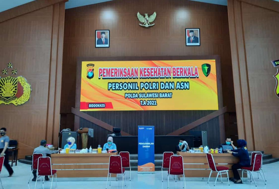 Bid Dokkes Polda Sulbar Gelar Rikkes Berkala Bid Dokkes Polda Sulbar Gelar Rikkes Berkala