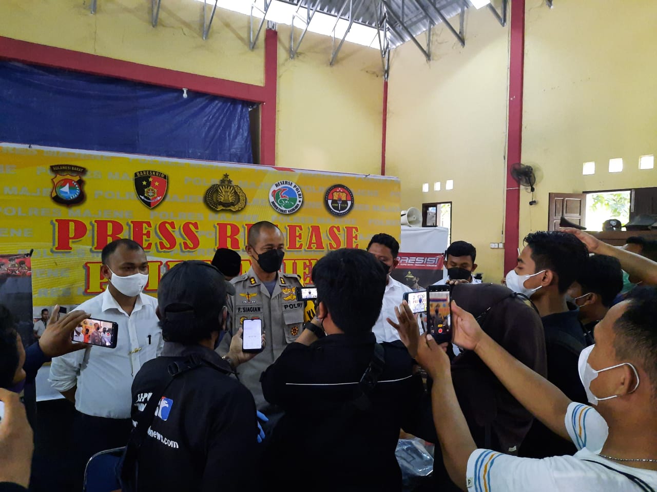 Polres Majene Rilis Kasus Curanmor Polres Majene Rilis Kasus Curanmor