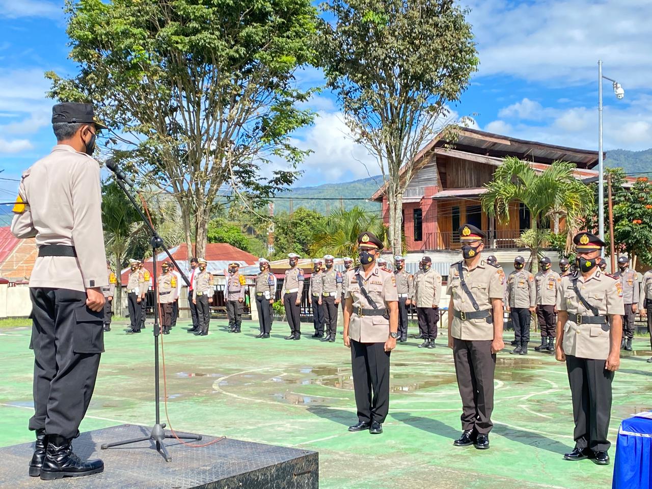 Kapolres Pimpin Sertijab Pejabat Polres Mamasa