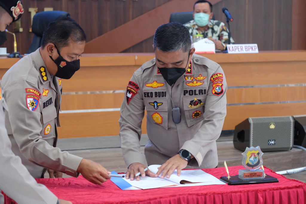 Kapolda Sulbar tutup acara Taklimat Akhir Audit Kinerja Tahap II Itwasda