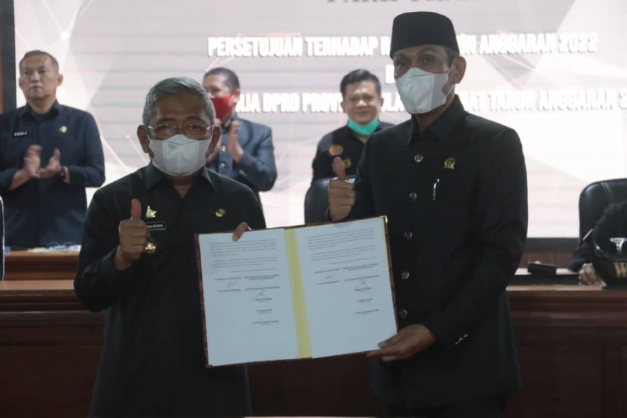 DPRD Setujui Ranperda APBD Sulbar 2022