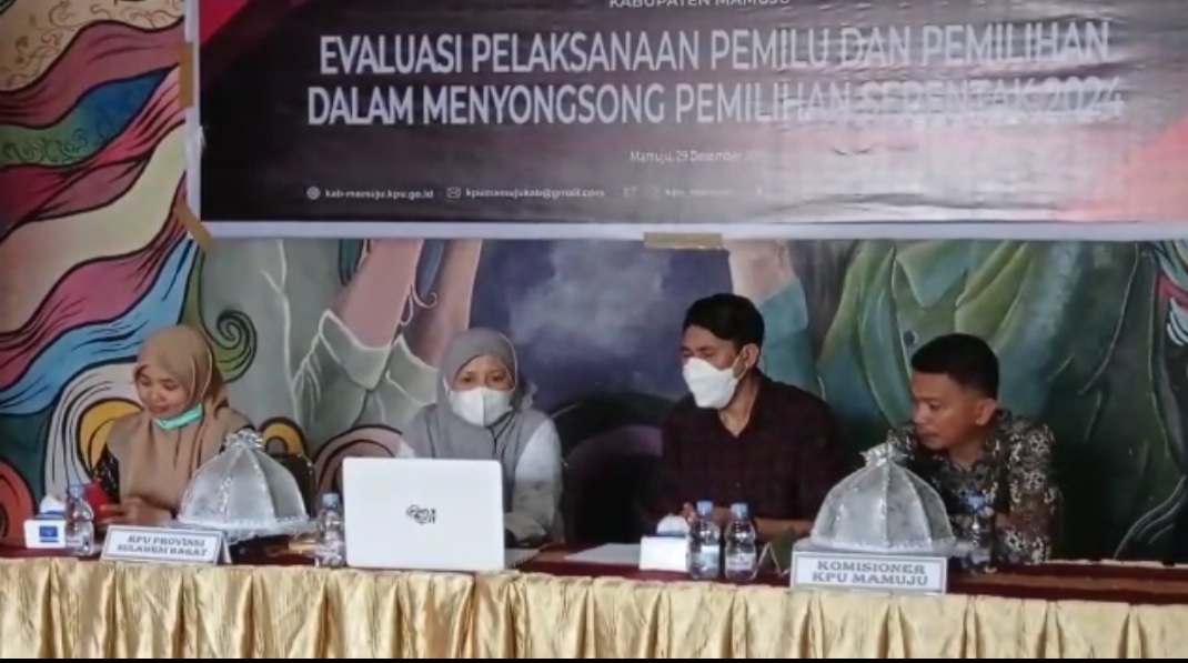KPU Mamuju Evaluasi Pemilu 2019 dan Pilkada 2020, KPU Mamuju Siap Tindaklanjuti