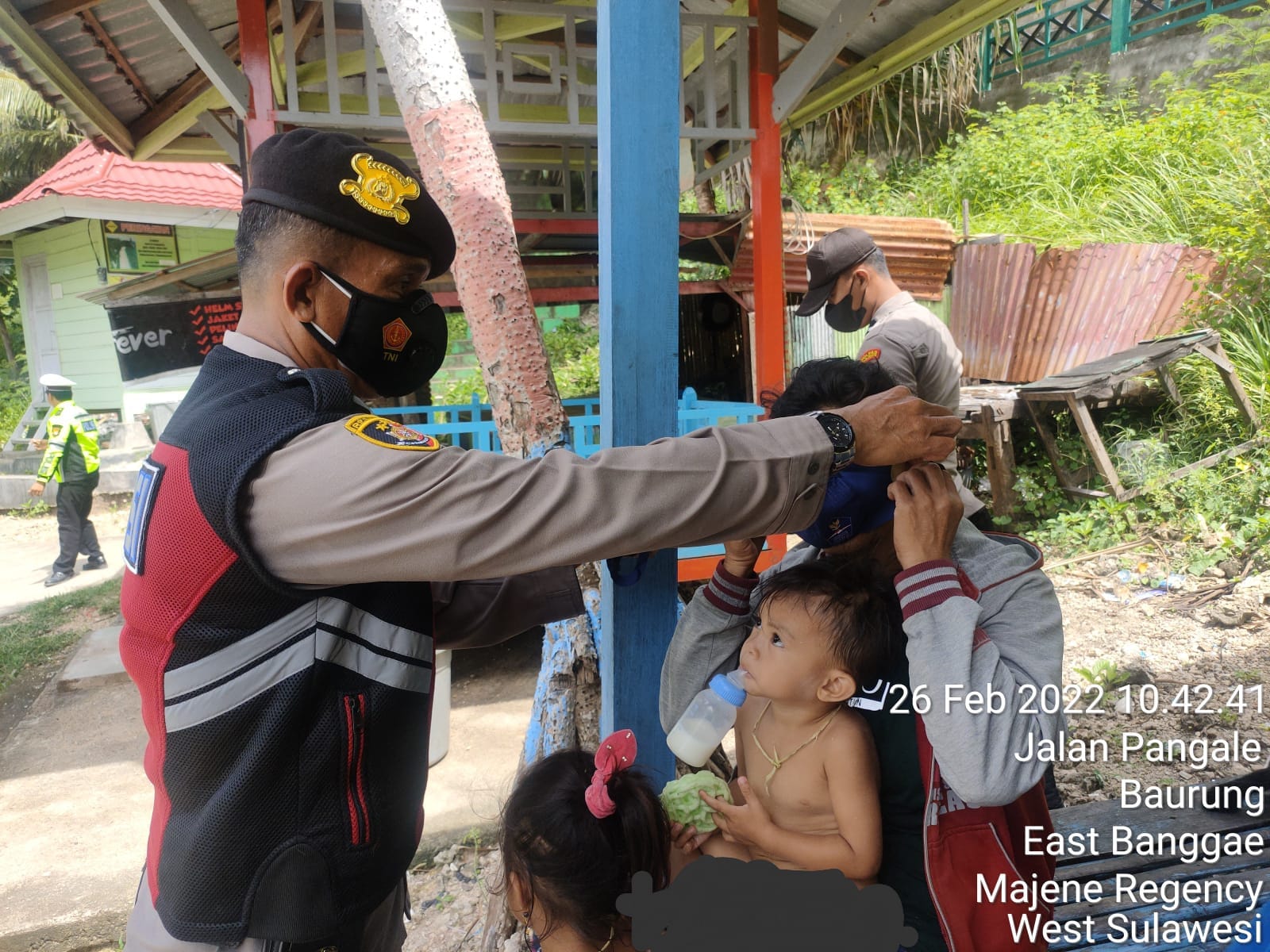 Seruan Prokes Terus Dilancarkan Polres Majene