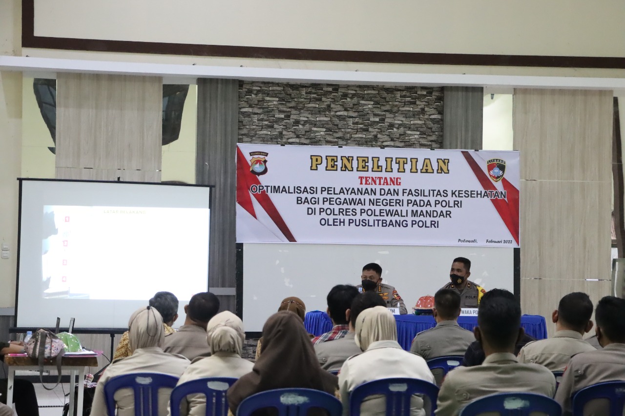 Puslitbang Polri Sambangi Polres Polman