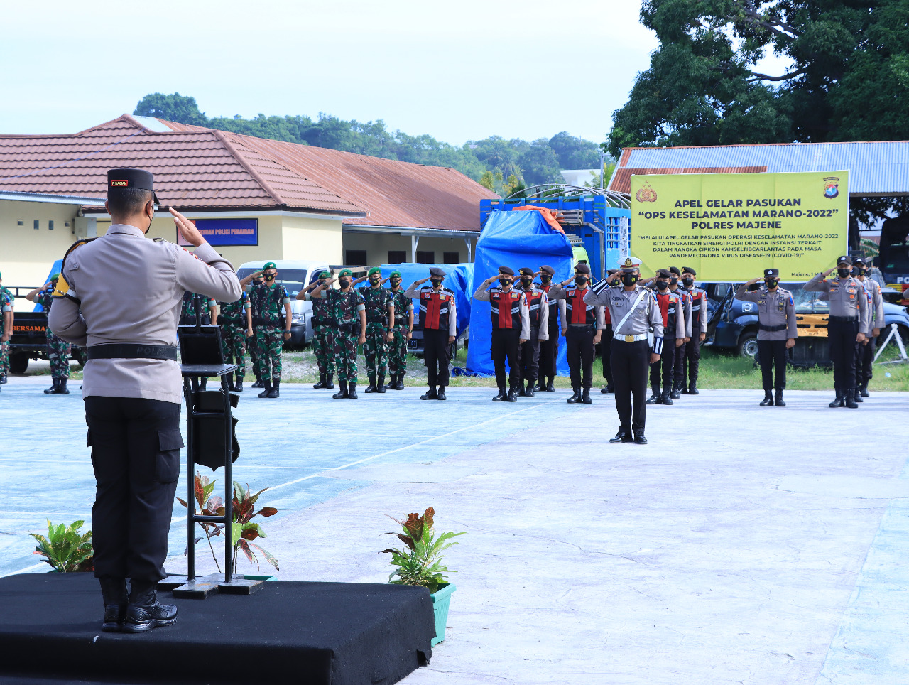 Operasi Keselamatan, Polres Majene Siap Disiplikan Prokes dan Tertib Berkendara