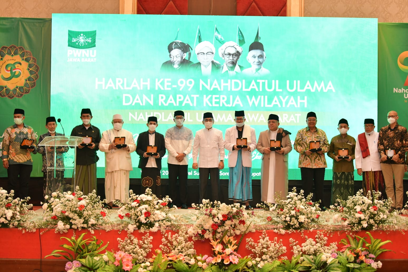 Ridwan Kamil dan Gus Yahya Hadiri Harlah Nahdlatul Ulama ke-99