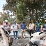 Kapolda Sulbar Tinjau Lokasi Kebakaran Asrama Polres Mamasa Kapolda Sulbar Tinjau Lokasi Kebakaran Asrama Polres Mamasa