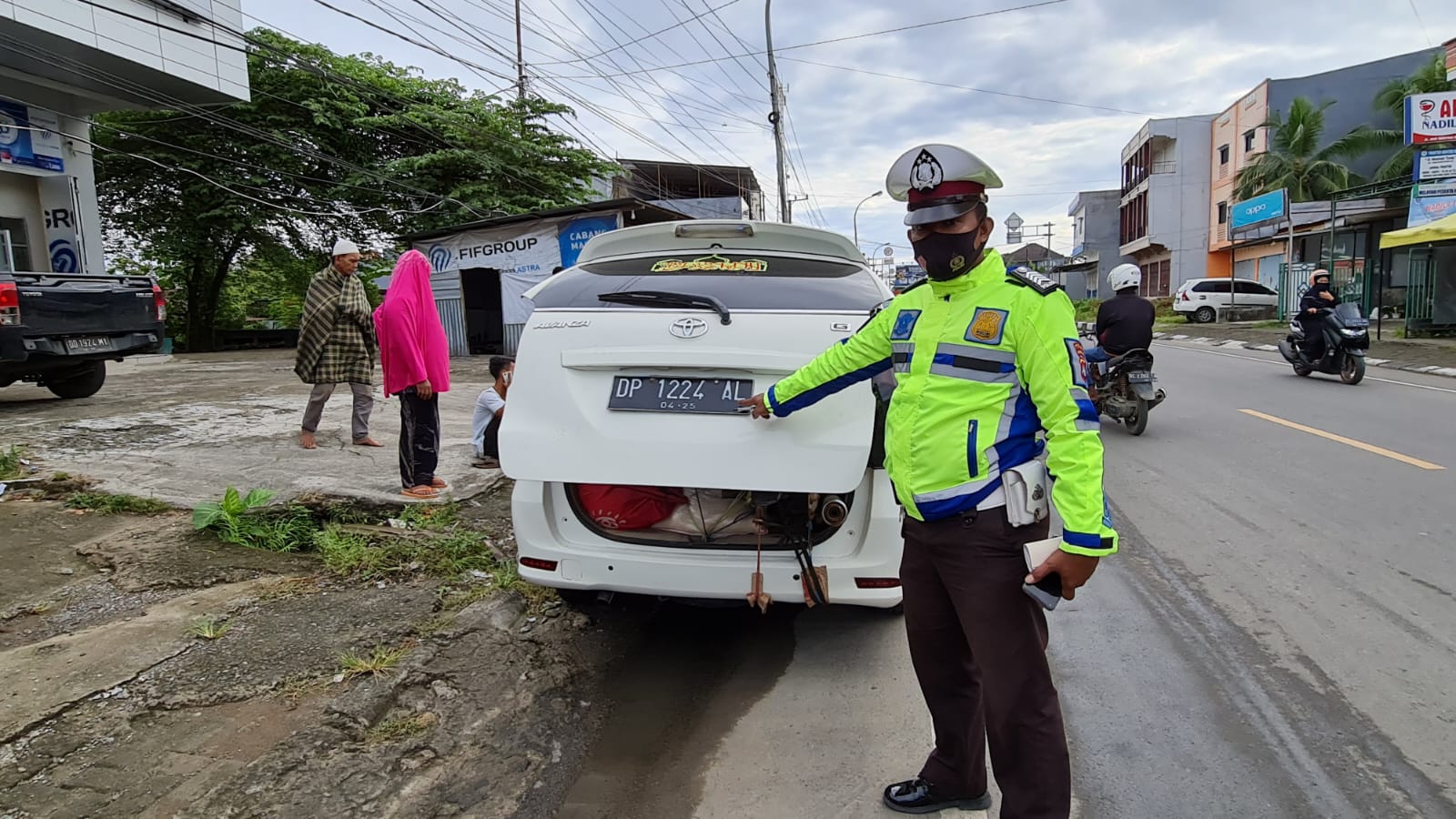 Satlantas Polresta Mamuju Tingkatkan Patroli Dan Tilang