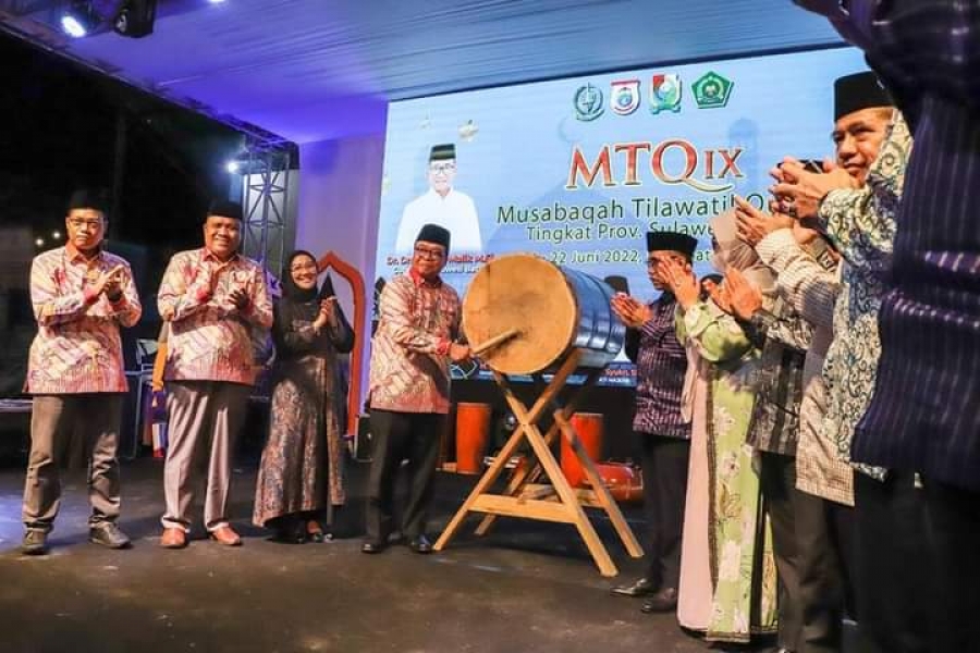 Idris Buka MTQ Ke-IX Tingkat Provinsi Di Majene