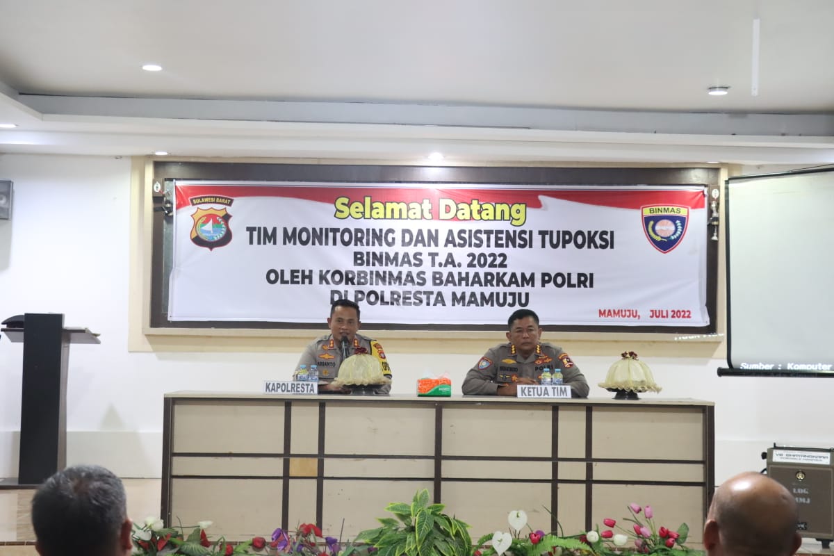 Tim Korbinmas Baharkam Polri Melaksanakan Monitoring dan Asistensi Tupoksi Binmas Tahun 2022