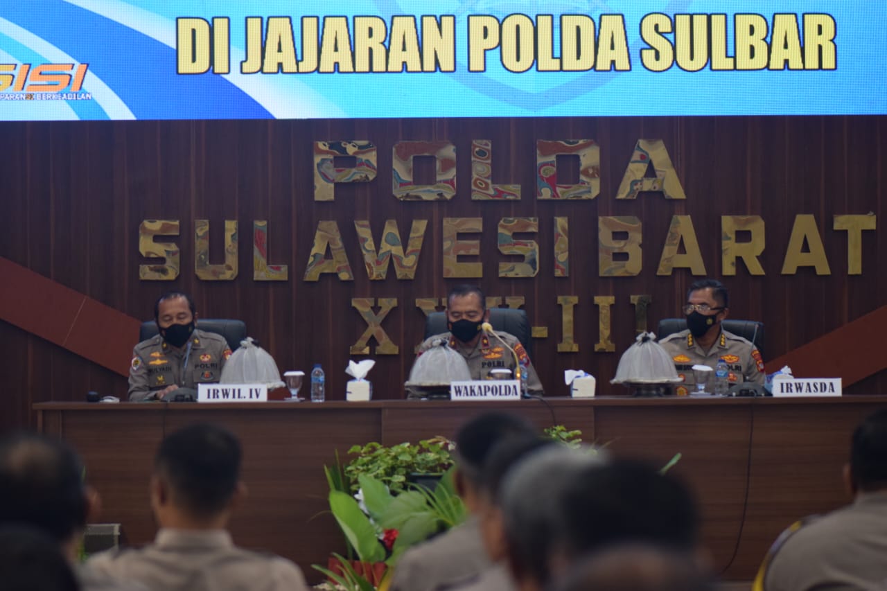 Pimpin Taklimat awal Audit kinerja Itwasum Polri Tahap II, ini penegasan Wakapolda Sulbar