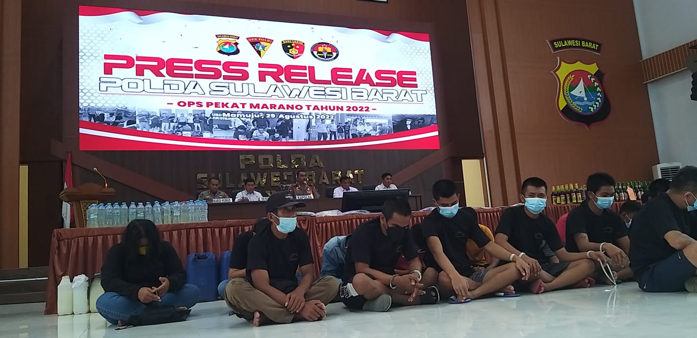 112 Orang diringkus selama Operasi Pekat Marano 2022