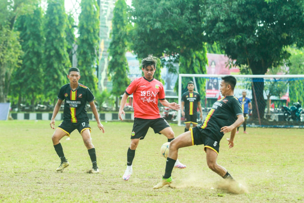 Melenggang Ke Semifinal, Tim Sepak Bola Asuhan Kapolda Sulbar Optimis Raih Juara