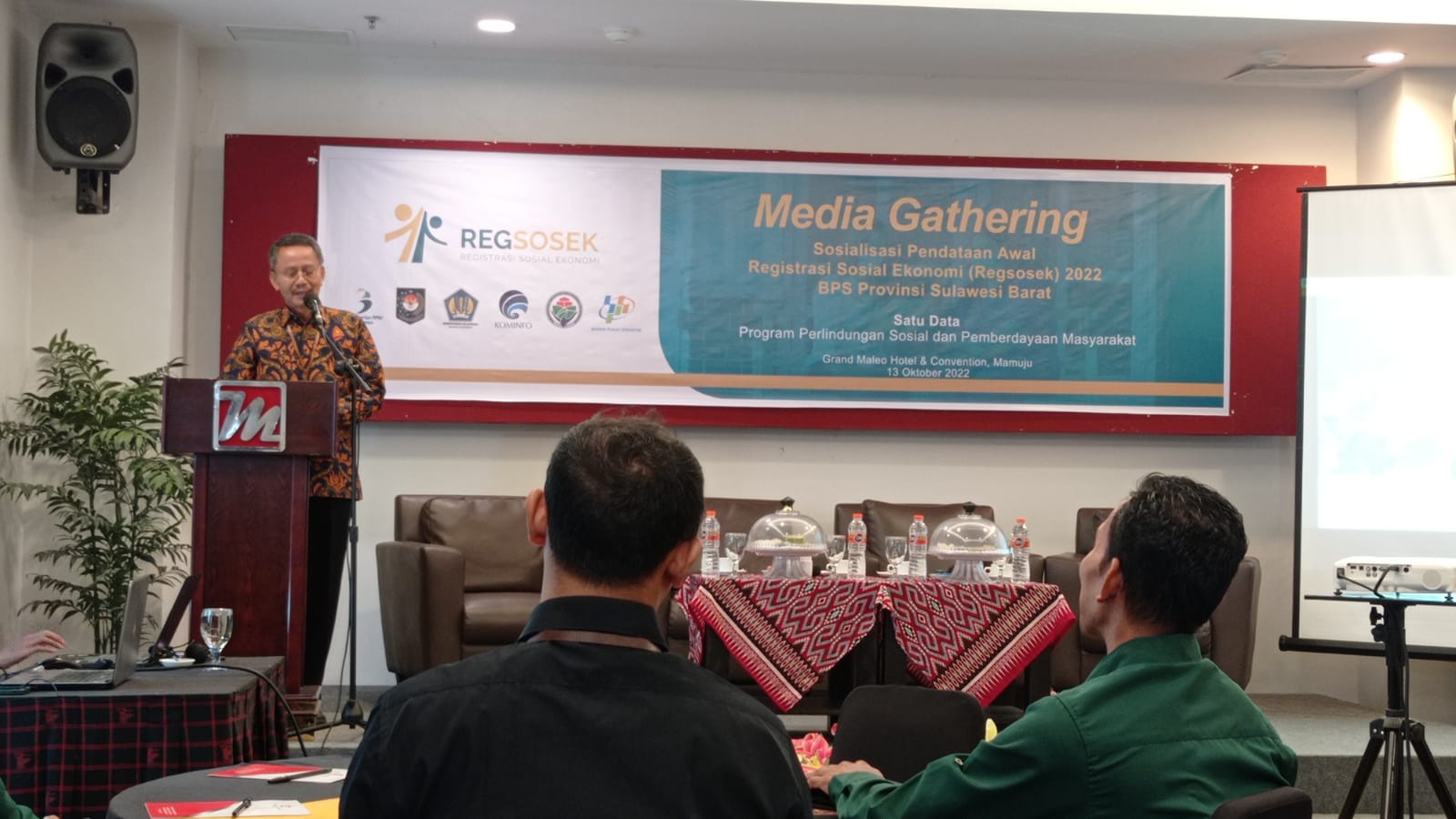 Gelar Media Gathering, Markus Uda : Pendataan Awal Regsosek Dilakukan Secara Door To Door