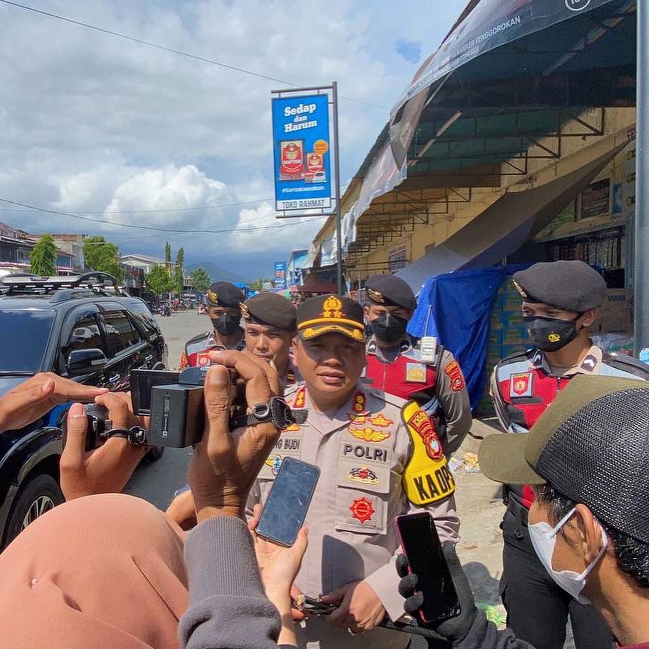 Sat Samapta Polres Polman Patroli dan Himbau Kamtibmas