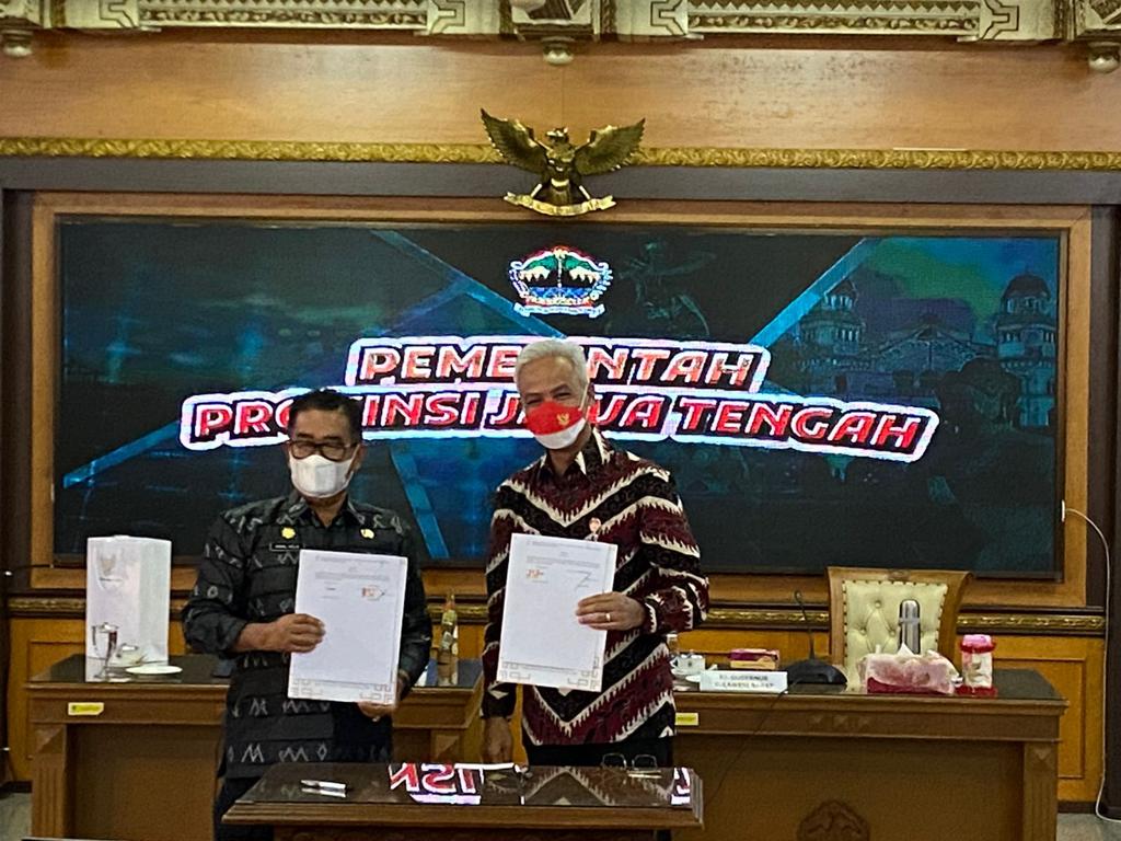 Upaya Tekan Stunting Pemprov Sulbar dan Jateng Teken MoU Upaya Tekan Stunting Pemprov Sulbar dan Jateng Teken MoU