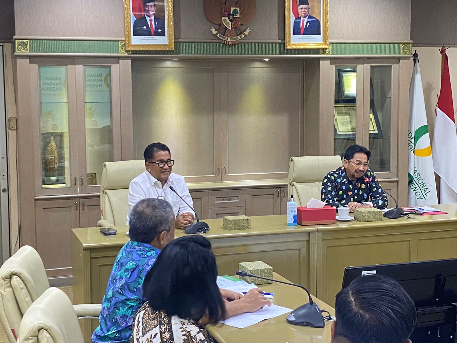 Pj Gubernur Sulbar Temui Sekum BPN, Bahas Pengendalian Harga Pangan di Indonesia
