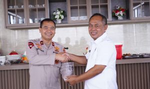 Jelang Akhir Tugas, Kepala BNNP Silaturahmi ke Polda Sulbar