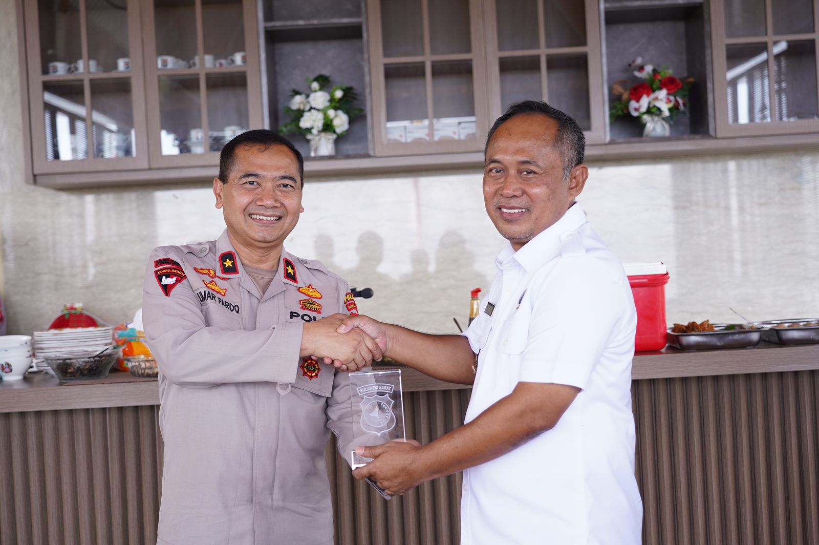 Jelang Akhir Tugas, Kepala BNNP Silaturahmi ke Polda Sulbar