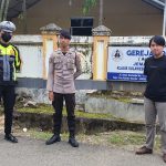 Personil Polresta Mamuju Gelar Pengamanan Di Hari Minggu