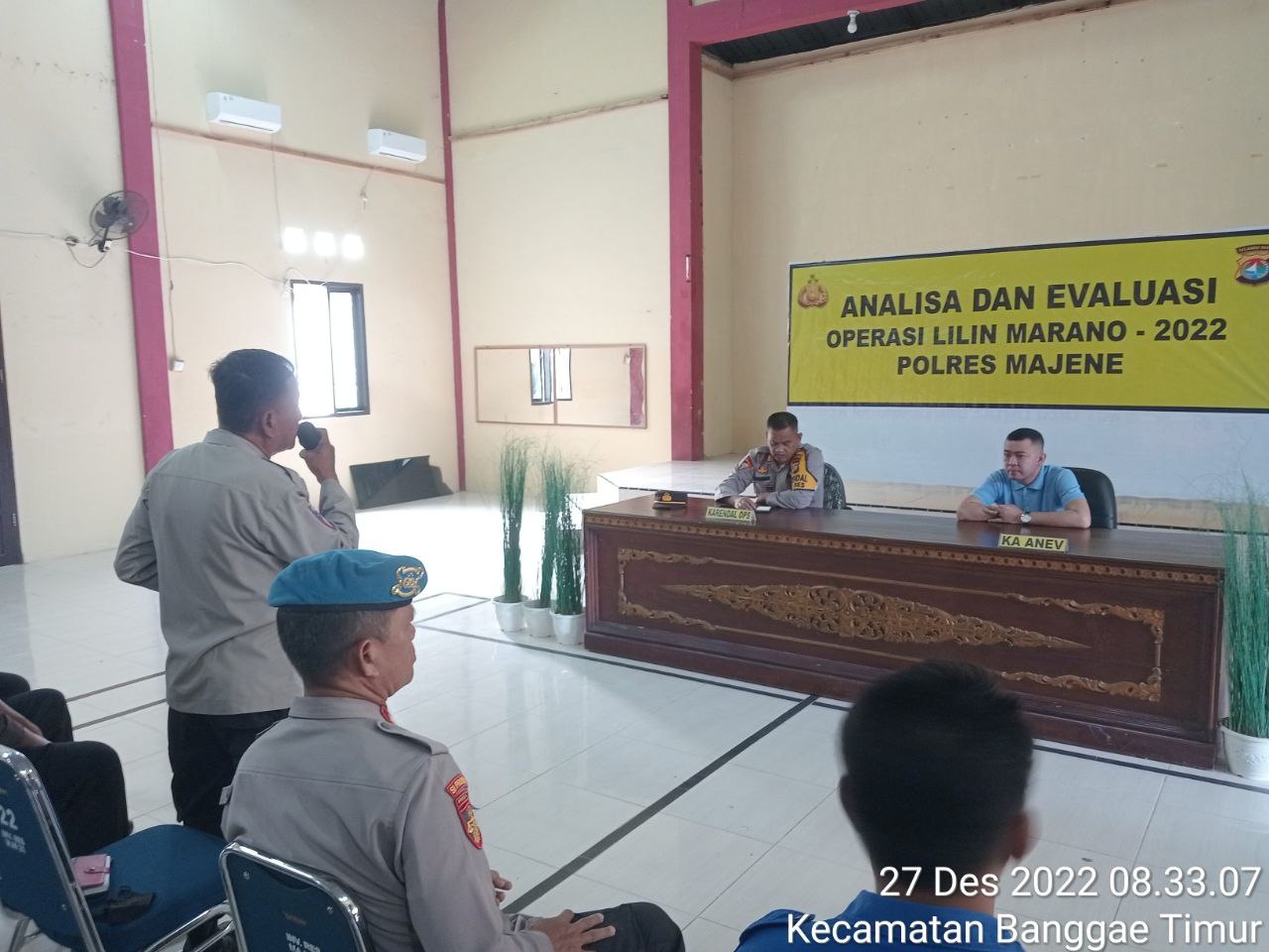 Maksimalkan Pelaksanaan Operasi Lilin, Polres Majene Gelar Anev