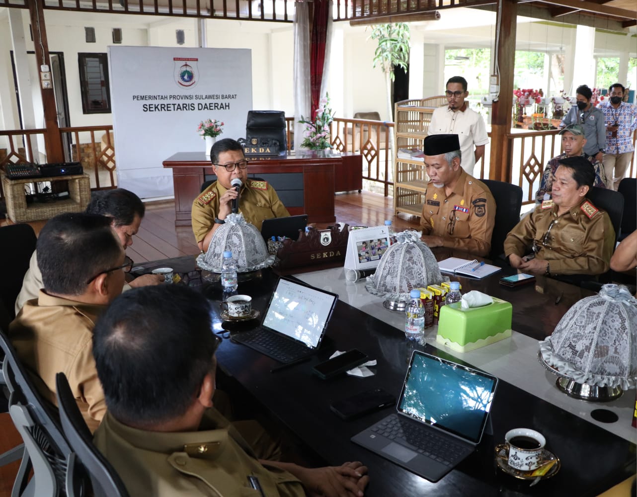 Pemprov Sulbar Rakor Kunjungan Wapres Ma'ruf Amin ke Sulbar