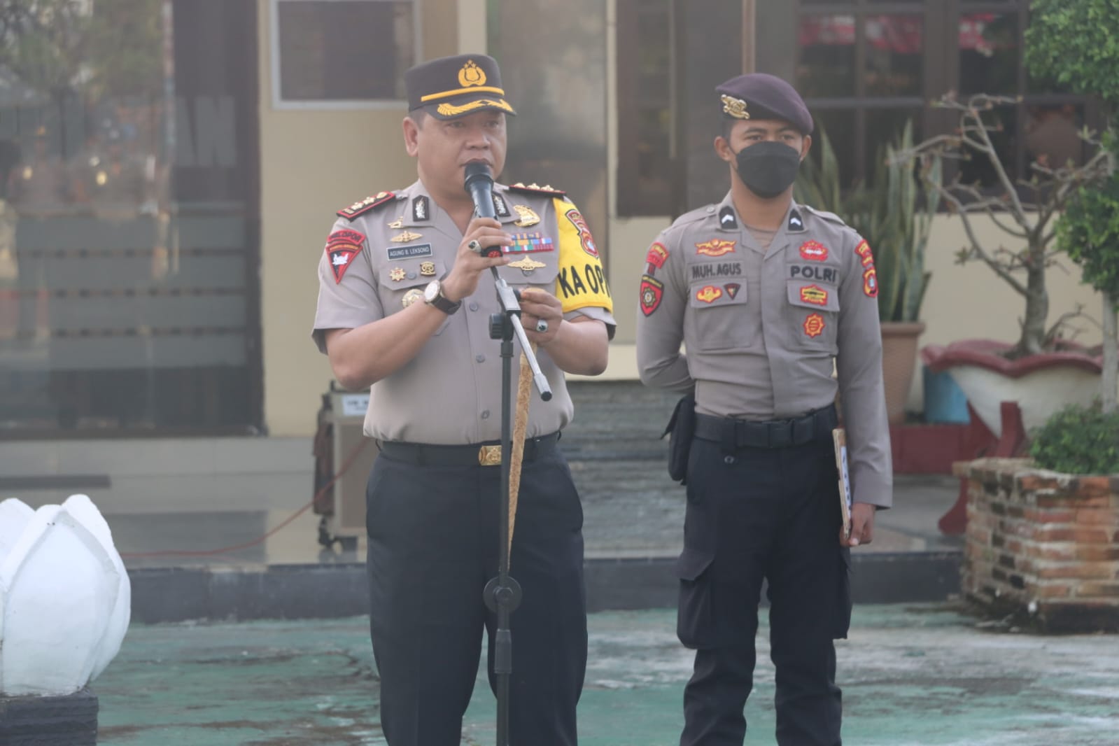 Pimpin Apel Pagi Kapolres Polman Tekankan Beberapa Point pelaksanaan Tugas Sehari-hari.