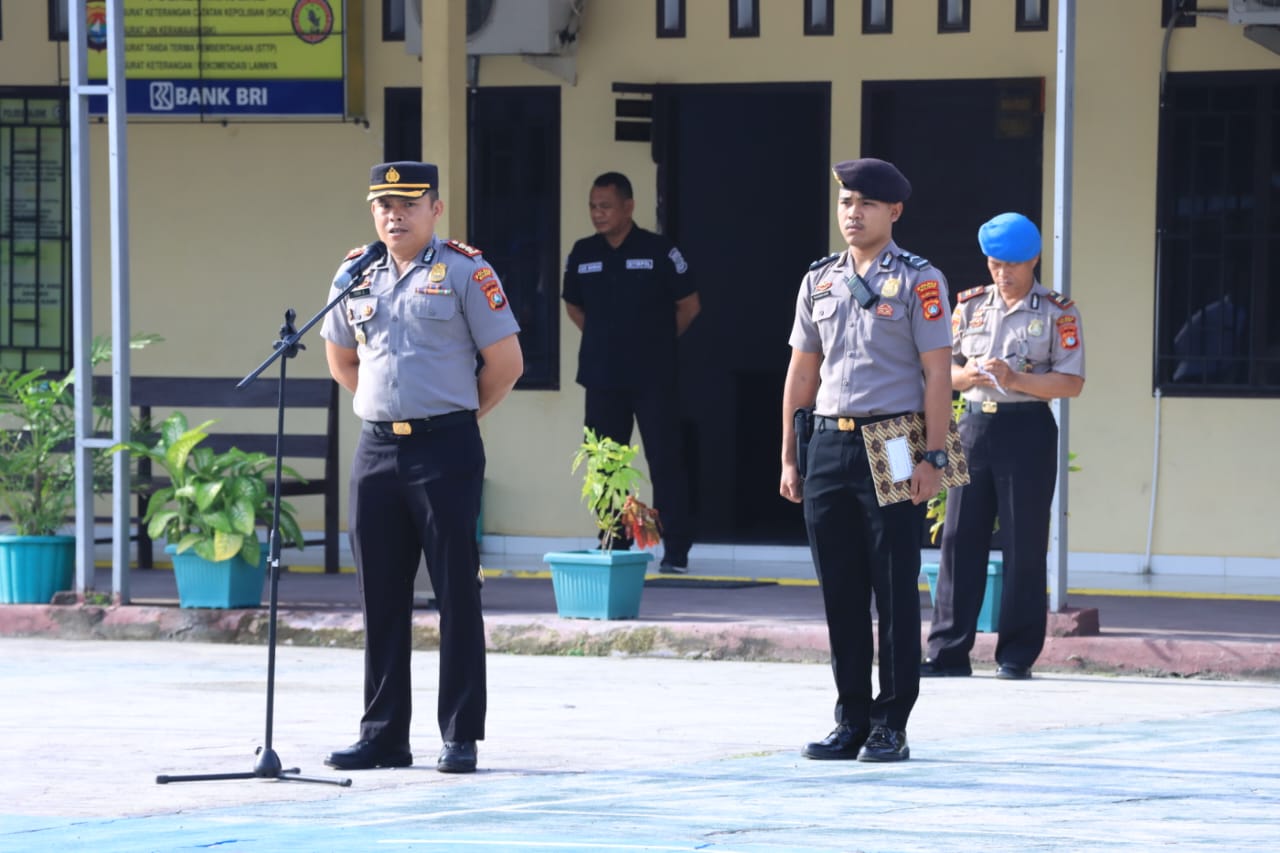 Pacu Semangat Kerja Personelnya, Kapolres Majene Jabarkan Makna Si Vis Pacem Parabellum