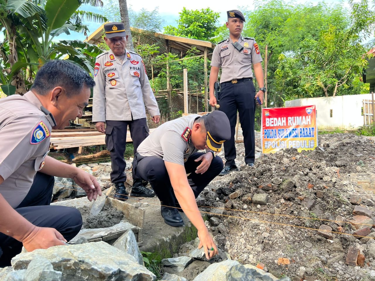 Rumah Layak Huni Untuk Muslimin Warga Pangale, Kapolres Majene : Semoga Berkah dan Bermanfaat