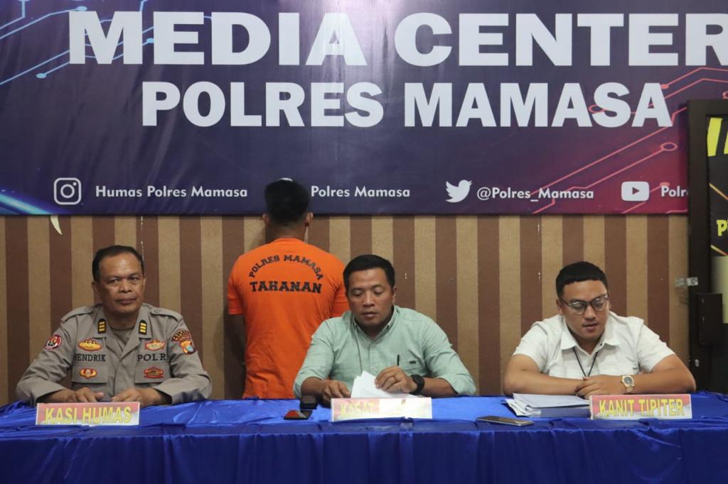 Polres Mamasa Rilis Hasil Pengungkapan Kasus Penipuan dan Penggelapan Mobil