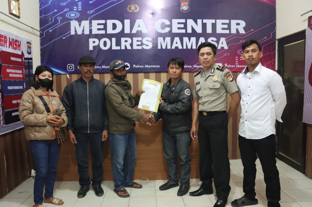 Polres Mamasa Selesaikan Perkara Penganiayaan Dengan Melalui Restorative Justice