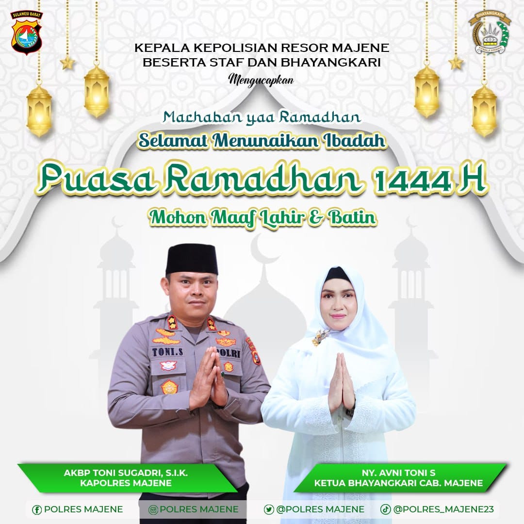 Ramadan 1444 H, Kapolres Ajak Umat Muslim di Majene Berburu Kebaikan dengan Menjaga Stabilitas Kamtibmas