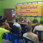 Persoalan Lalu Lintas Jadi Buah Bibir Masyarakat Kelurahan Baru di Program Jumat Curhat Polres Majene