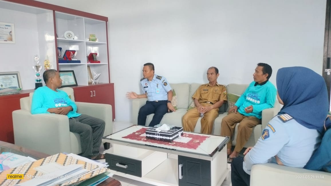 Kanwil Kemenkumham Sulbar Koordinasi dengan Disdukcapil Majene