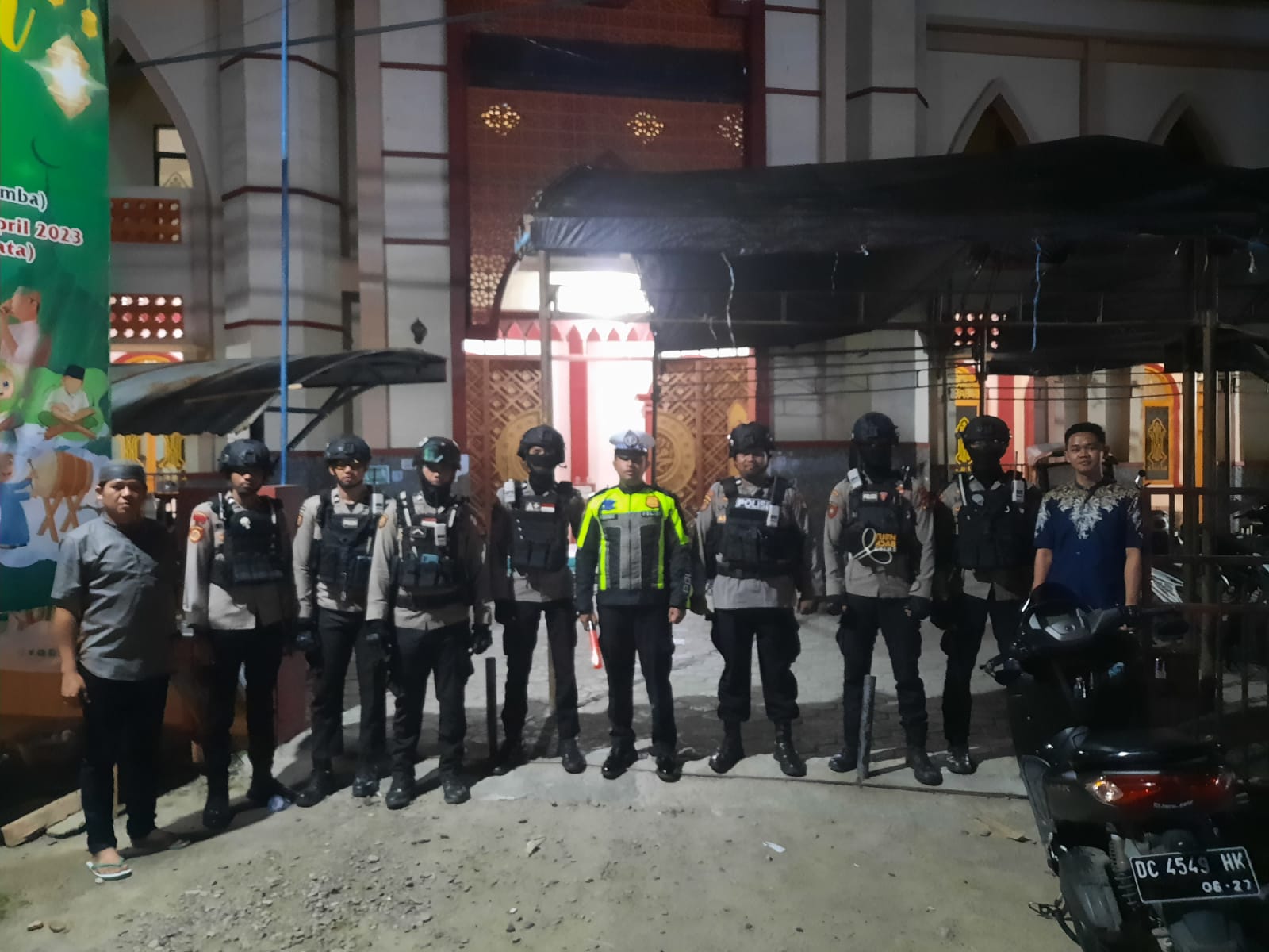 Berikan Rasa Aman Sat Samapta Polres Polman Laksanakan Patroli Malam Hari