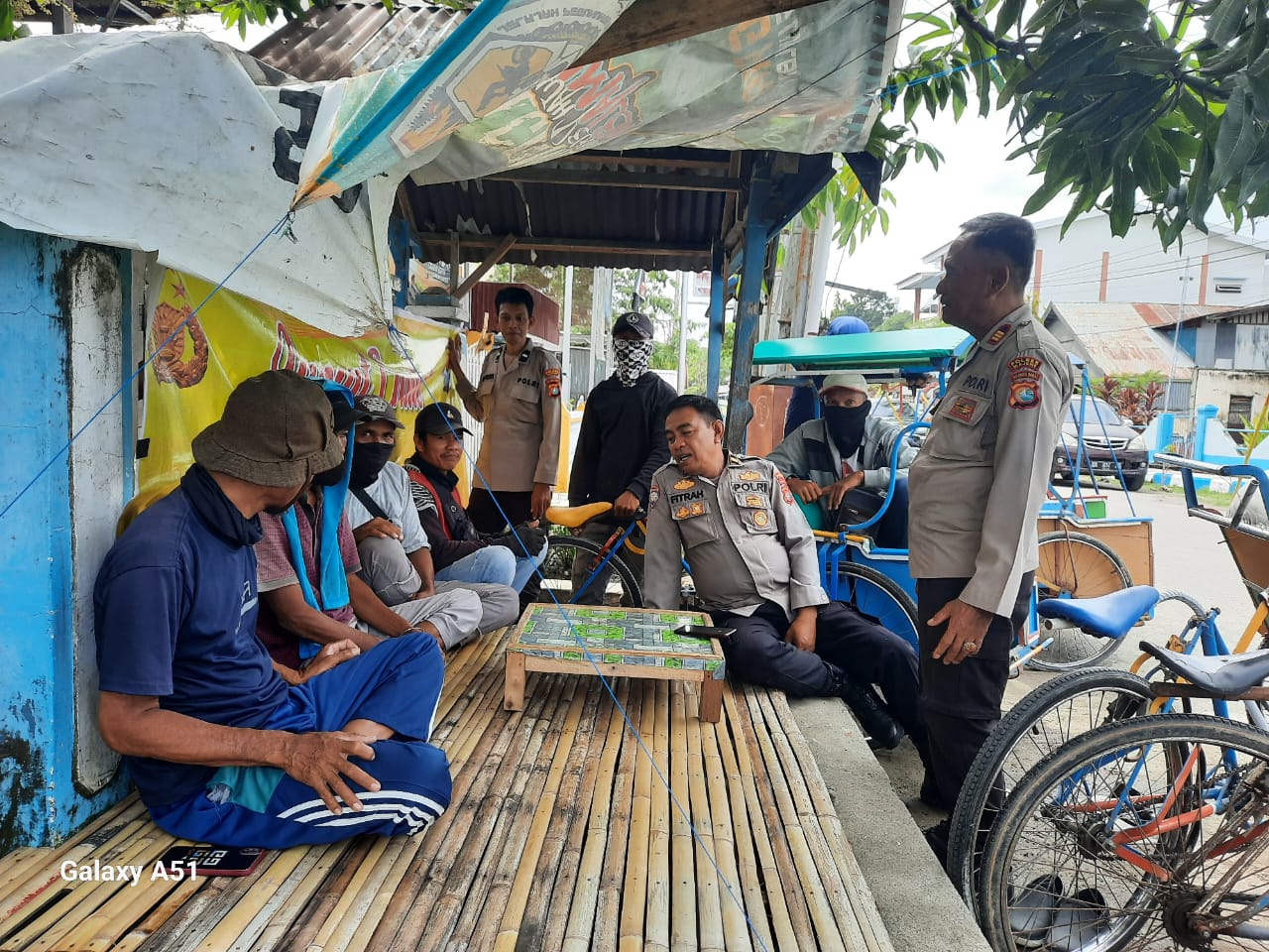 Menampung Aspirasi Tukang Becak di Program Jumat Curhat Polres Majene