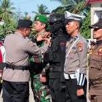 Kapolres Mateng Pimpin Apel Gelar Pasukan Operasi Ketupat Marano 2023
