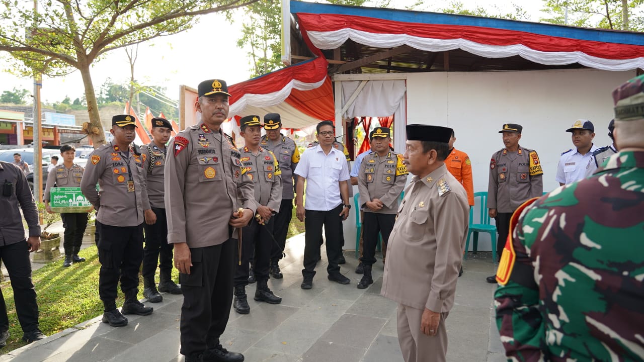 Kapolda Sulbar cek 4 pospam di ilayah Polres Pasangkayu