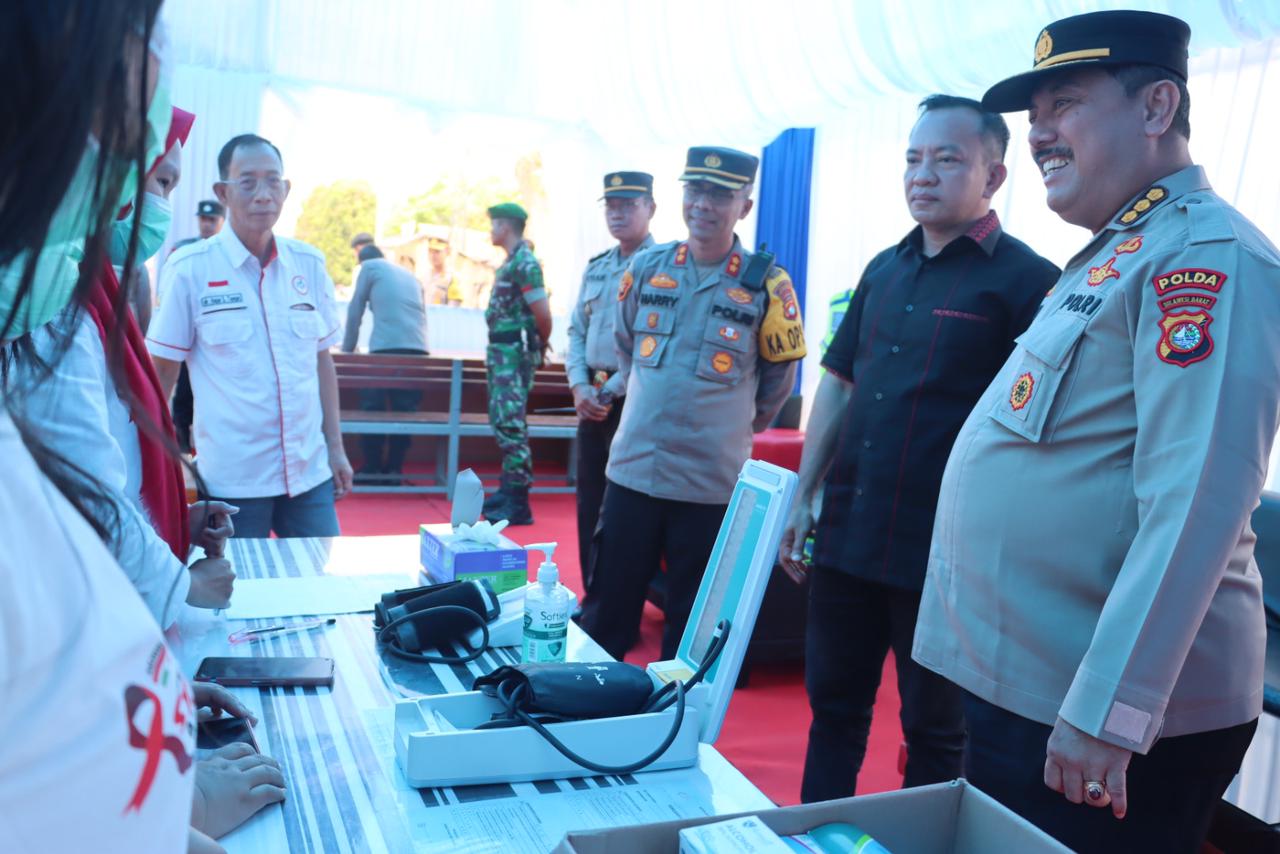 Kapolres Mamasa Dampingi Tim Was Ops Polda Sulbar Cek Posyan Ops Ketupat Marano 2023