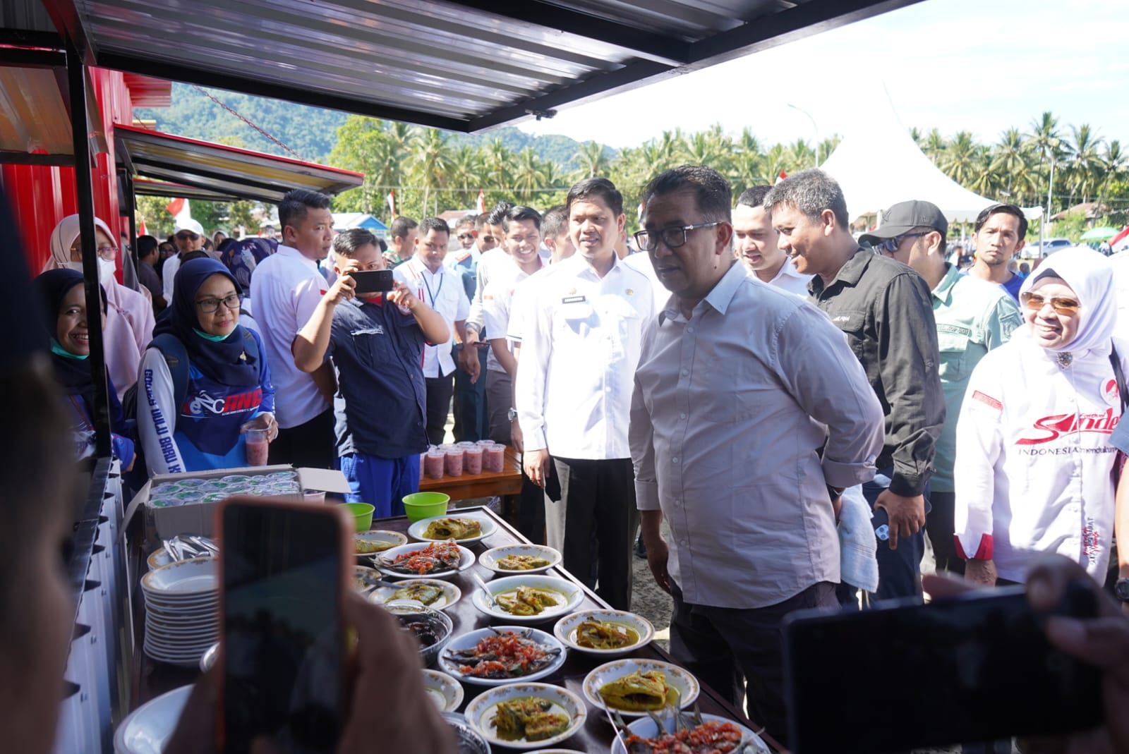 PJ Gubernur Sulbar Resmikan Rest Area Palipi