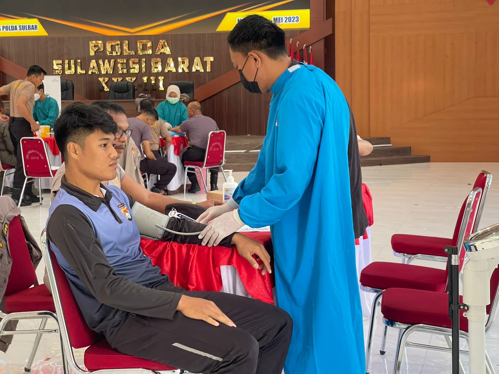 Ukur Kondisi Kesehatan Personel, Bid Dokkes Polda Sulbar kembali Gelar Rikkes Berkala Ukur Kondisi Kesehatan Personel, Bid Dokkes Polda Sulbar kembali Gelar Rikkes Berkala