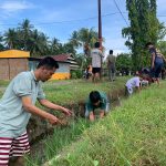 Pemuda dan Warga Pure 1 Kalukku, Gotong Royong Bersihkan Saluran Irigasi Persawahan