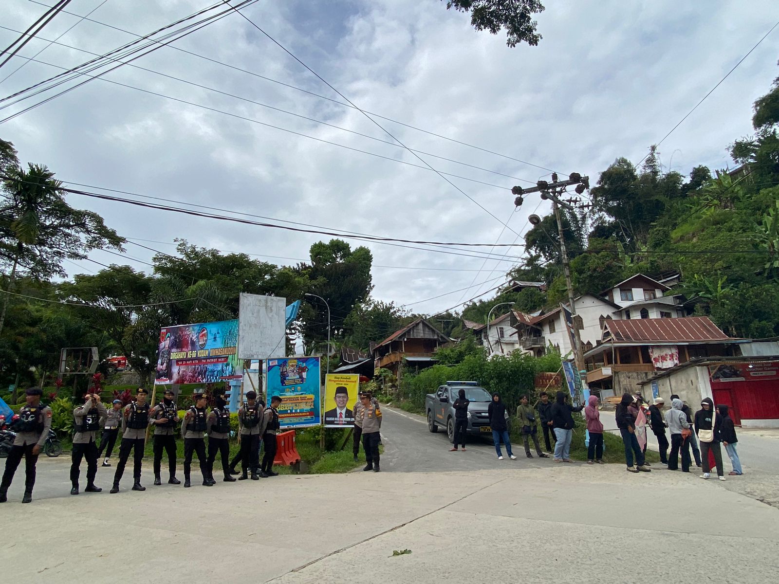 Polres Mamasa Laksanakan PAM Giat Teatrikal Jalanan