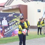 Wakapolres Pasangkayu Buka Turnamen Bola Voli Kapolres Cup Hari Bhayangkara ke-77