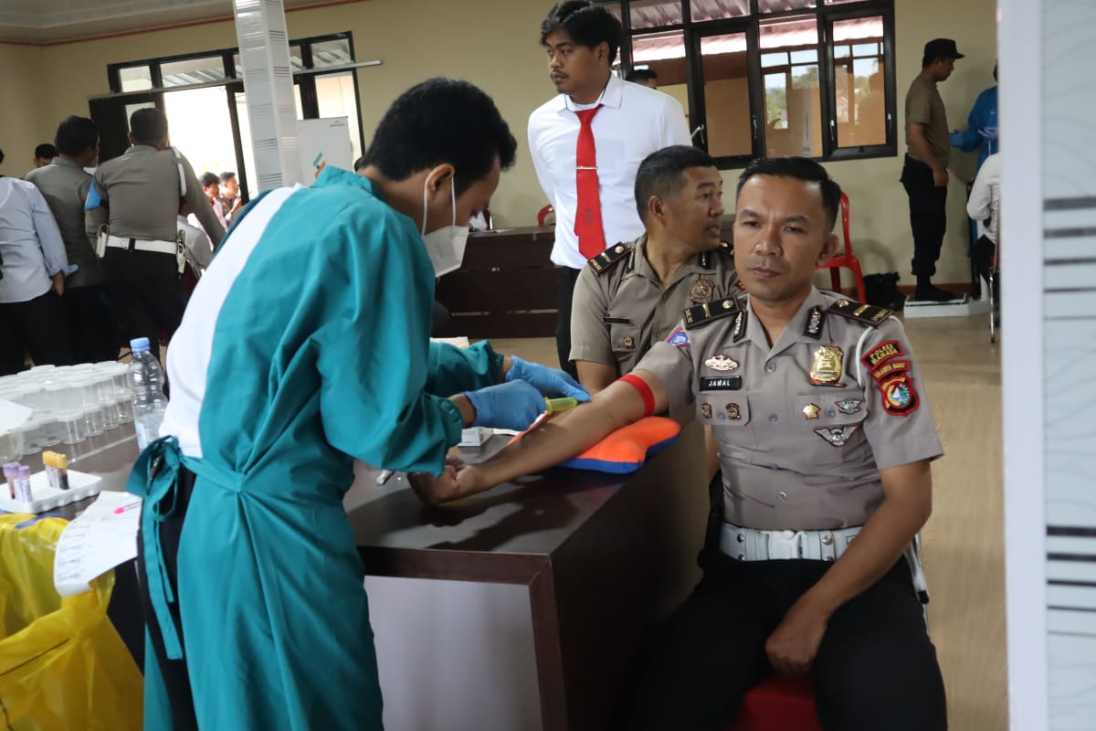 Cek Kondisi Kesehatan Anggota, Polres Mamasa Giat Rikkes Tahap I 2023