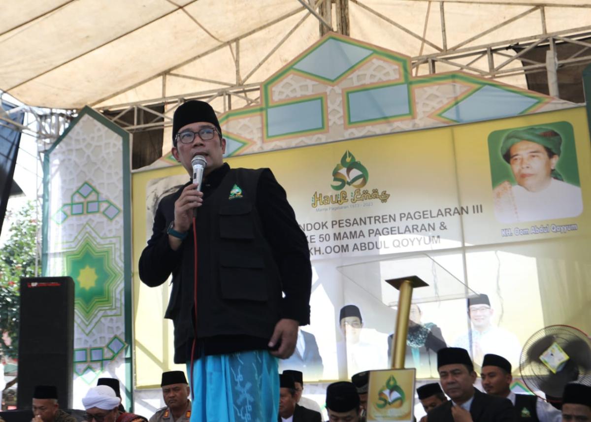 Hadiri Haul Emas Mama Pagelaran, Ridwan Kamil: Sosok Kiai Pejuang Republik Indonesia